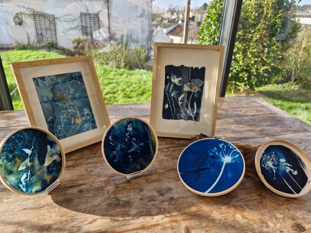 impressions bleues